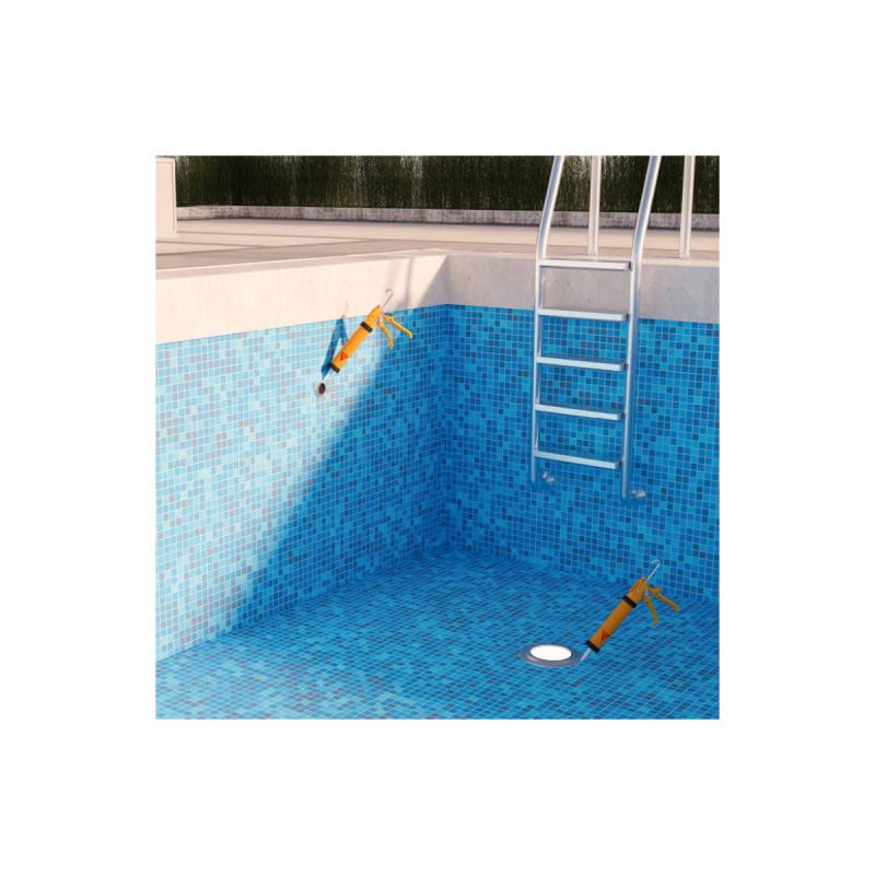 Lote de 6 selladores de silicona SIKA Sikaseal - 163 Piscine & Bassin - Transparente - 300ml
