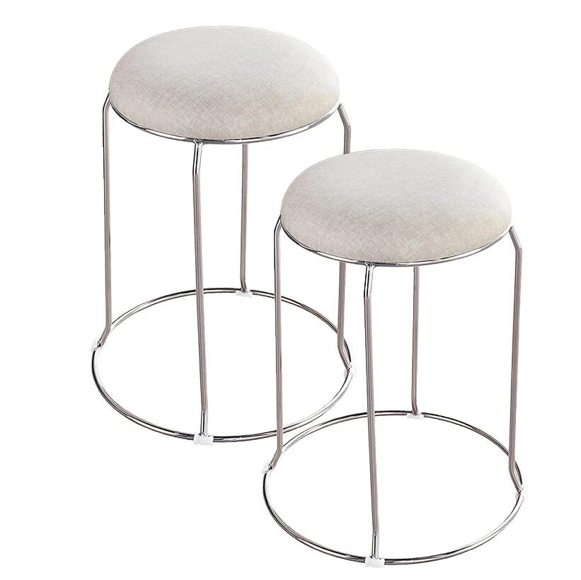 Taburete de maquillaje para dormitorio: gana espacio con su práctico diseño apilable