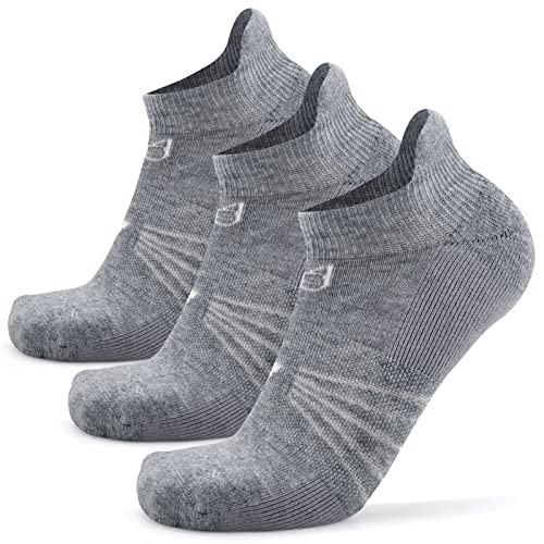 Image of Socks Daze 3 /6 Pack Men's Women's Merino Wool Ankle Running Sport Soft Thick Cushion Athletic Socks for Walking Light Hiking