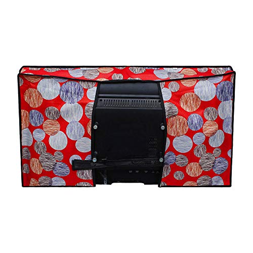 Image of DREAM CARE Double Use - Transparent & Printed Flap - 24 Inches LED TV Cover, Waterproof LED TV Cover for (LG, Samsung, Vu, Mi, Realme, TCL, Croma), SA70