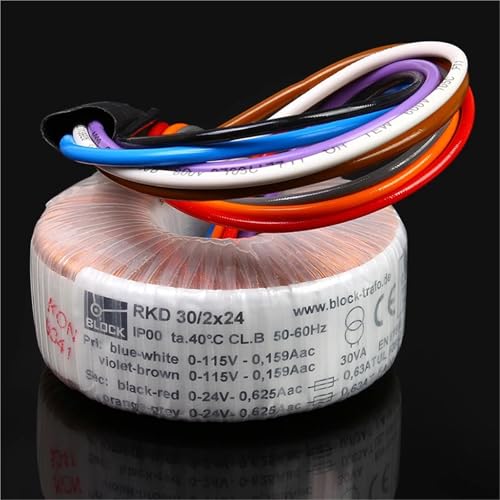 Transformateur toroïdal 30W double 12V pour rénover votre amplificateur