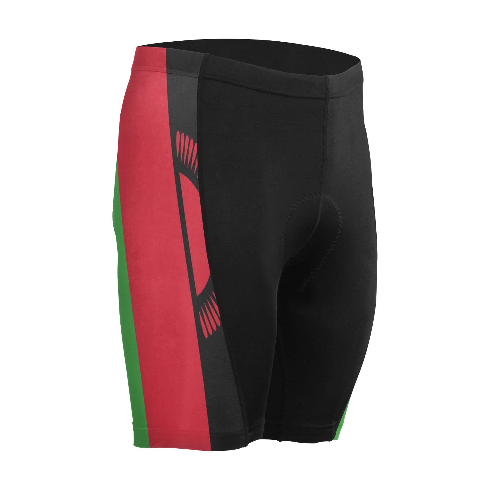 Malawi Flag Men's Bike Shorts Padded Cycling Bicycle Biking Shorts Tight Multicolor