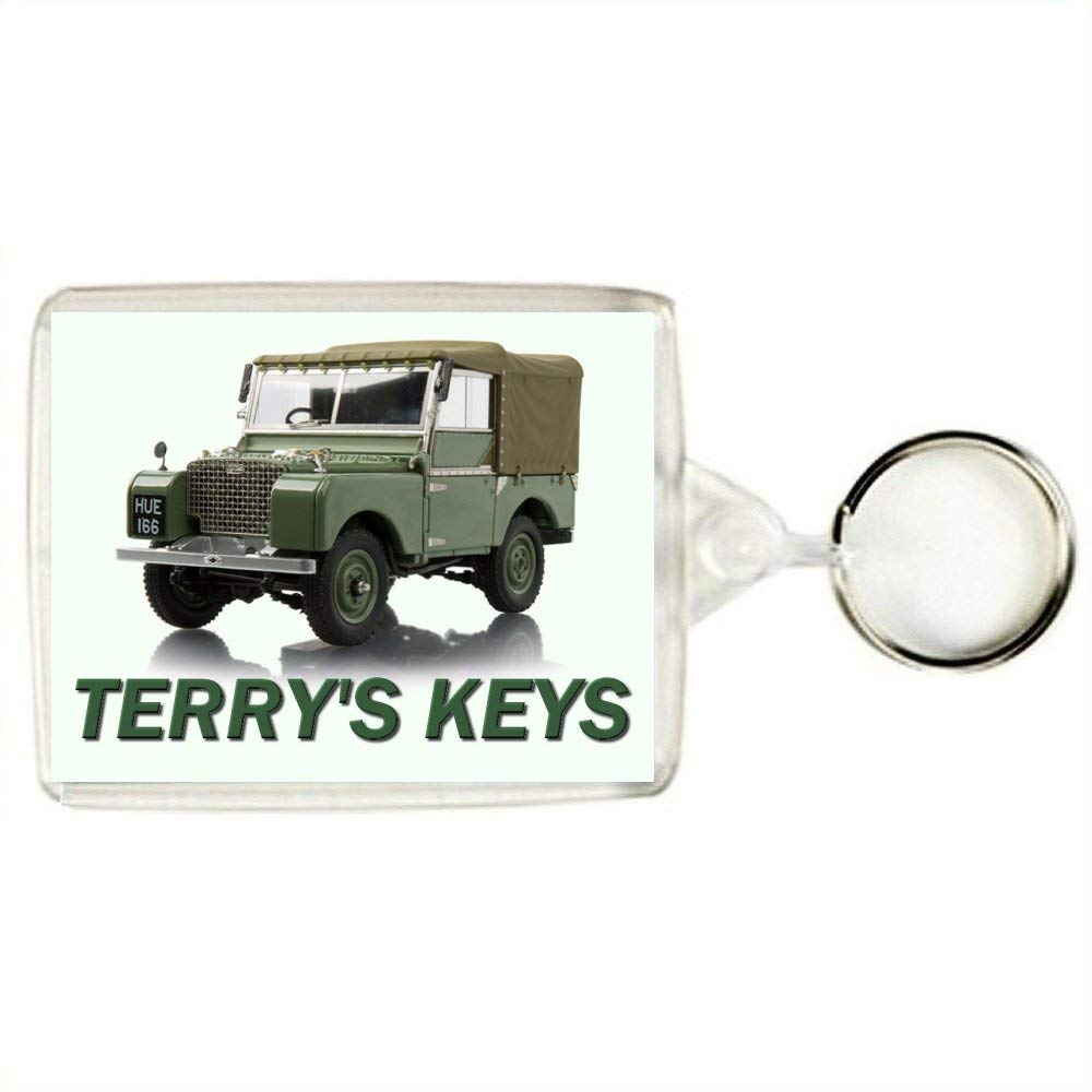 Key Expressions Personalised Keyring/Bag Tag for LAND ROVER SERIES 1 Enthusiasts