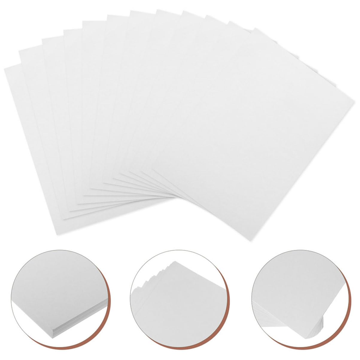 Carta Acquerello Bianca 100 Fogli, Spessa 160g, Carta per Pittura