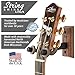 String Swing CC01-BW Hardwood Home & Studio Wall Mount Guitar Hanger - Black Walnut