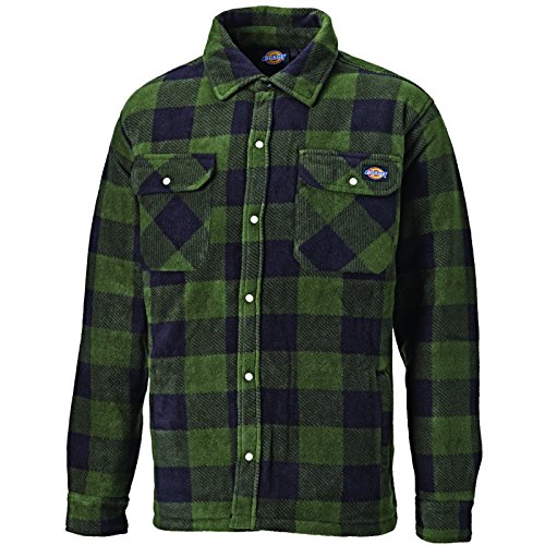 Dickies Hombre, Sobrecamisa Portland, VERDE, S