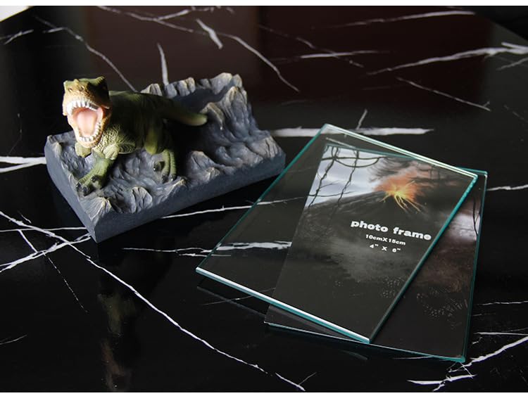 恐竜デザイン 写真額縁 Amazon.co.jp: 面白い恐竜デザイン スタンド式、壁かけの方形