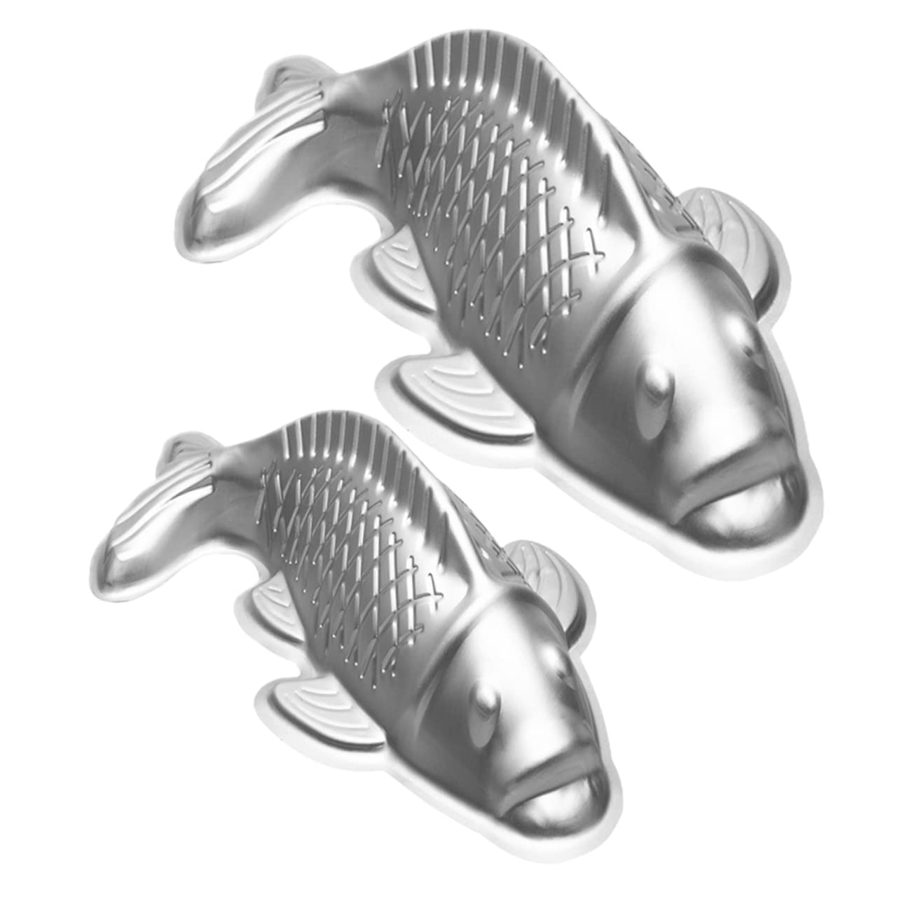 MAGICLULU 3 Set Di Per Dolci in Metallo A Forma Di Pesce Stampo Per Dolci Da Forno Per Casa Hotel Ristoranti 2 Pezzi * 3