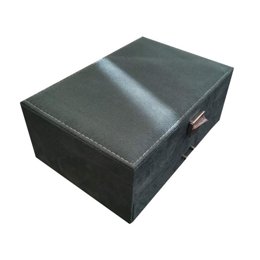 Gift for Women Jewelry Boxes Jewellery Boxes 2 Layers with Drawer Jewelry Chest Flannel Large Capacity Jewelry Storage
