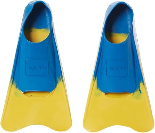 Miniatura 16 de Sporti Aletas de natación cortas para adultos y niños para natación en piscina, aletas flotantes para natación y snorkel, aletas de natación para
