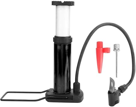 Mini Bike Floor Pump-Small Pocket Bike Pump- 2019 Pressure Air Pump-Bike Tire Pump-Foot Activeted Bicycle PumpBlack