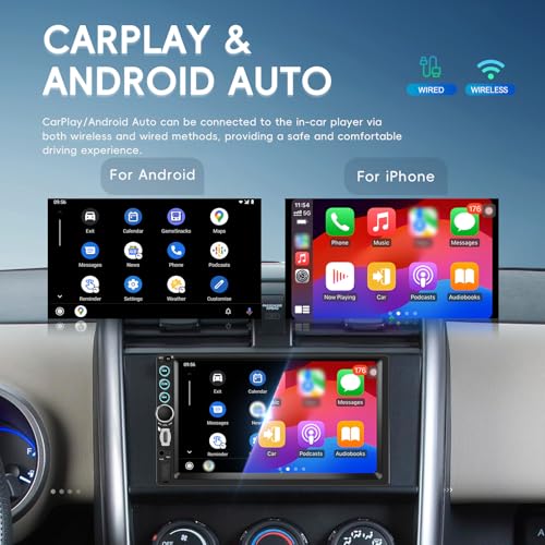 Radio para Carro Doble Din 7 Pulgadas con Bluetooth miniatura 3