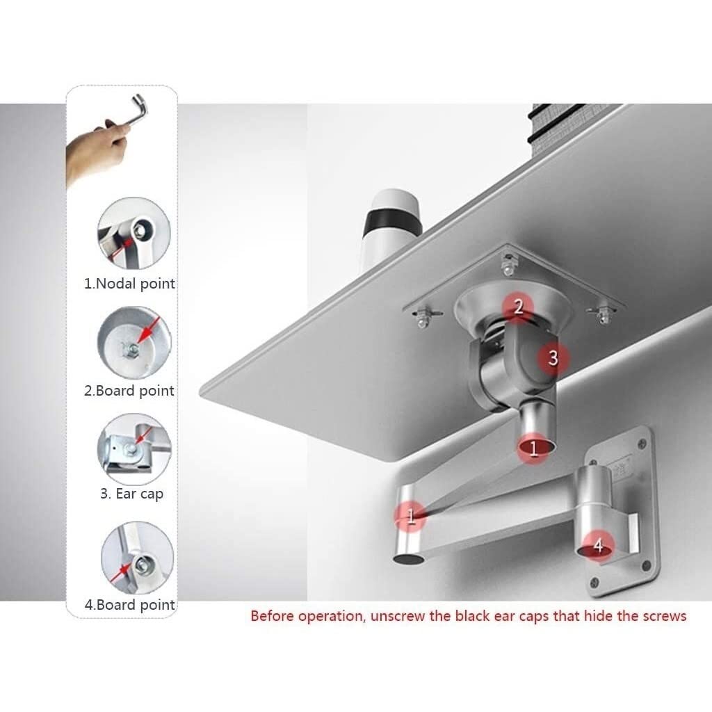 de teclado soporte para teclado soporte aAdjustable para teclado de pared mouse cajón teclado telescóo industrial de pared que ahorra espacio