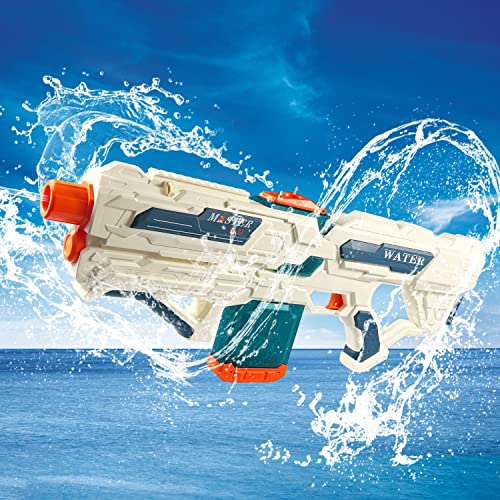 Elektrische Wasserpistole,Automatische Wasserspritzpistolen mit 650 cc hoher Kapazität,Spritzpistole Spielzeug bis zu einer Reichweite von 25 Fuß, Wasserpistole Spielzeug für Sommer-Swimmingpool-Party Cover