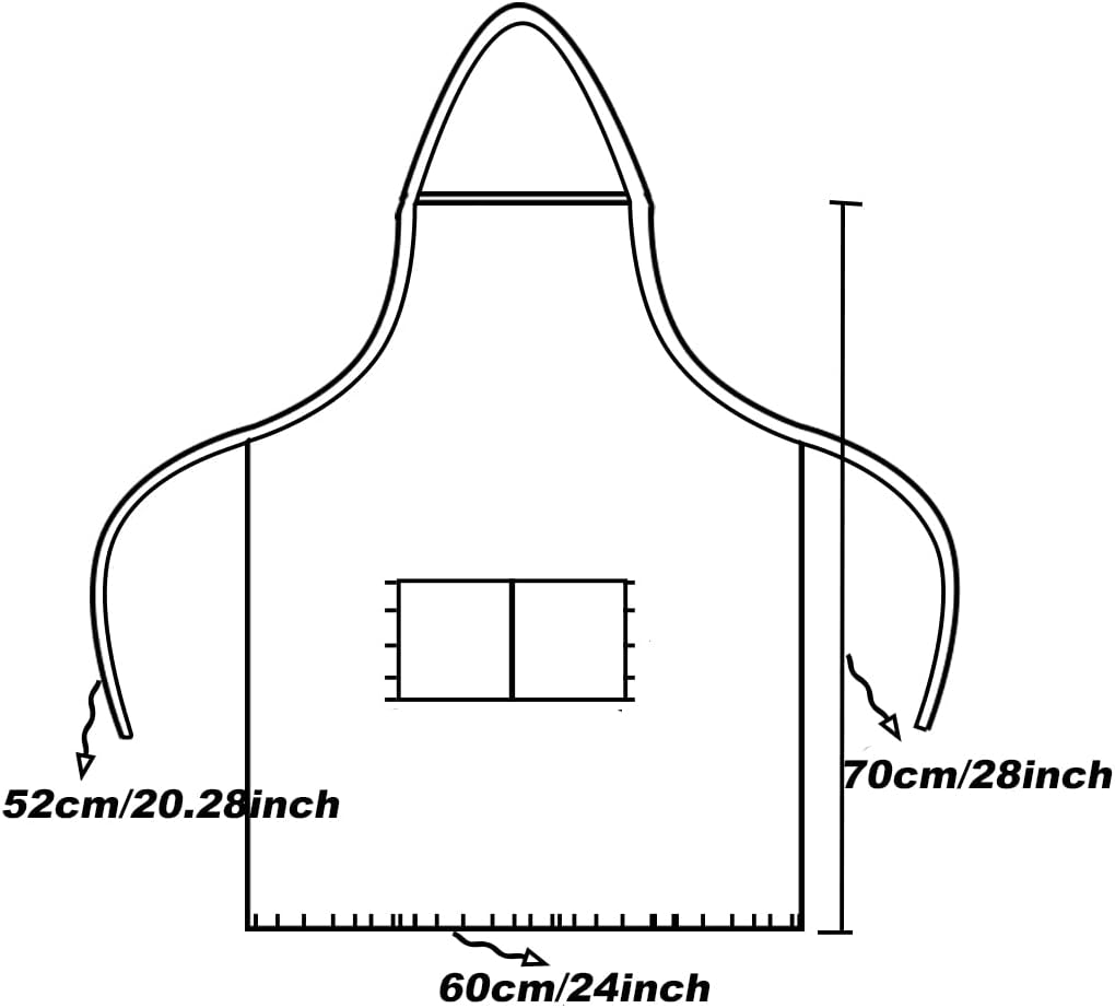 12 pcs White Aprons Bulk Waterdrop Resistant for Women Men Kitchen Cooking Grilling Aprons with 2 Pockets (24x28 inch, White - Image 4