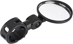 Espelho flexível para bicicleta, retrovisor leve de alta definição, amplo ângulo de visão, para bicicletas