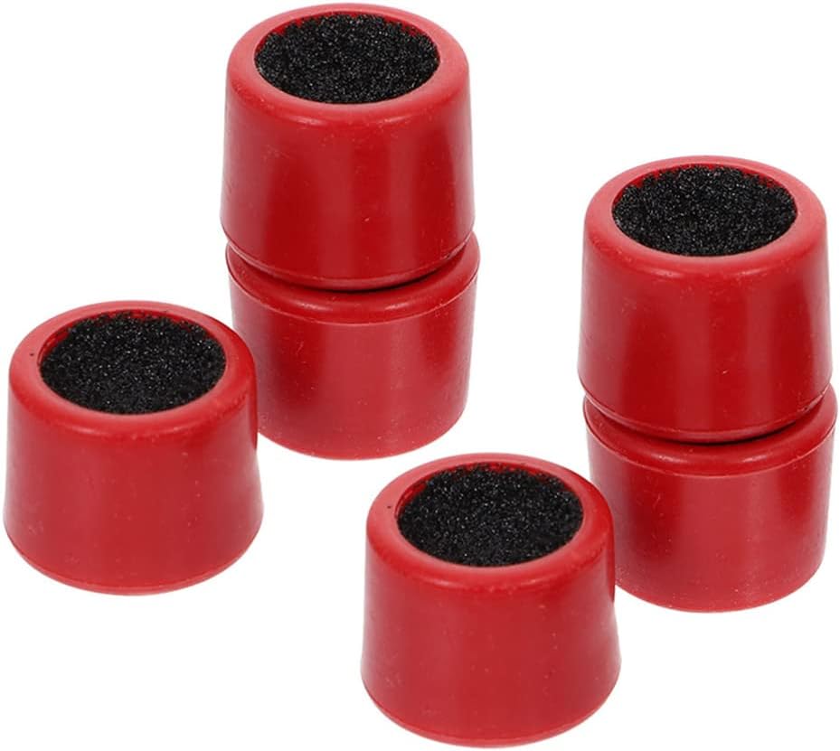ABOOFAN 6Pcs Snooker Billard Pool Cue Tip Tool Round Billiard Cue Tip