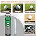 AKOZLIN Golf Ball Shag Bag with Detachable Aluminum Alloy Tube Golf Ball Retriever Large Capacity Shags Bag for Golf Ball Shagger Hold Up to 90 Balls