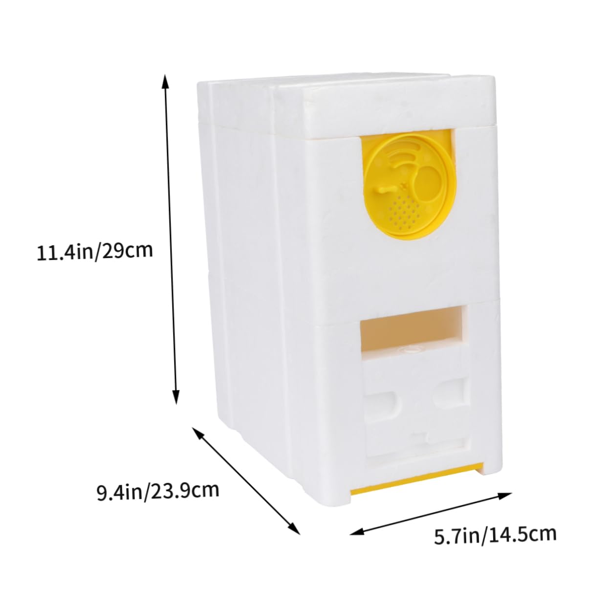 Caja de Almacenamiento para Abejas de Doble Caja de Mating de Abejas Accesorio de Apicultura Herramienta Práctica para Cuidadores de