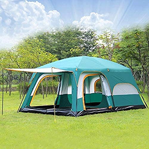 Carpa inflable exterior para camping 10 personas dos habitaciones miniatura 6