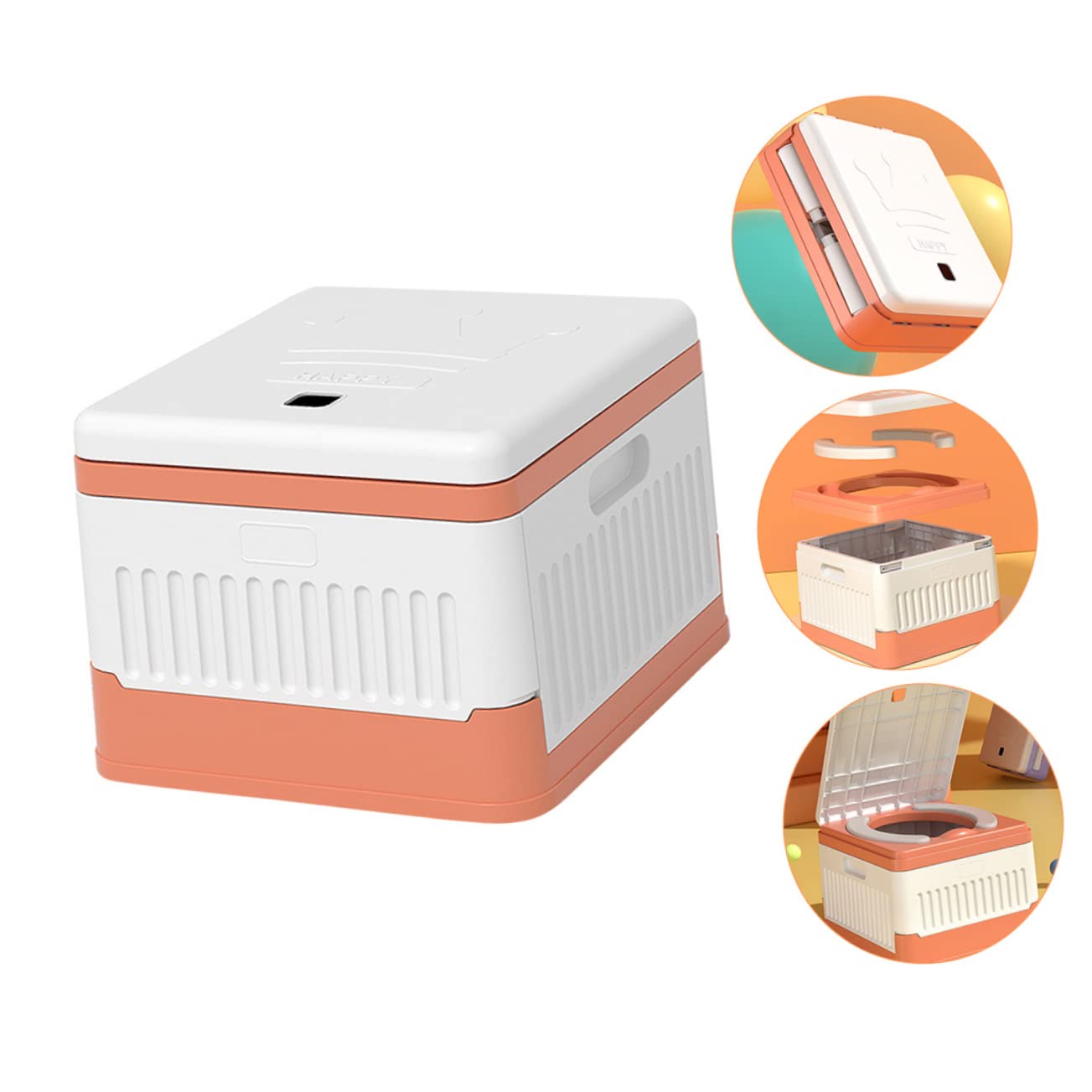 Junge Mädchen Wc Sitz Faltbarer Toilettensitz Tragbares Töpfchen Camping Toilette Junge Mädchen Outdoor Abgedeckter Pp Material