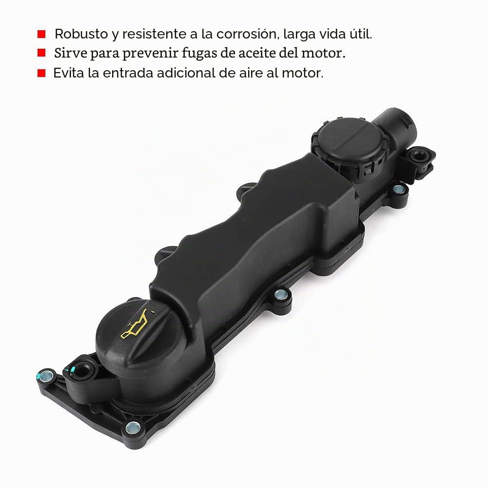 Cubierta De Balancín De Válvula De Motor, Yosoo Junta De Repuesto Para 1 6 HDI Berlingo C2 C3 C4 C5 Xsara 0248L1 Para Cubierta De Balancín De Válvula De Motor 248L1 9651815680 Cubierta De Válvula