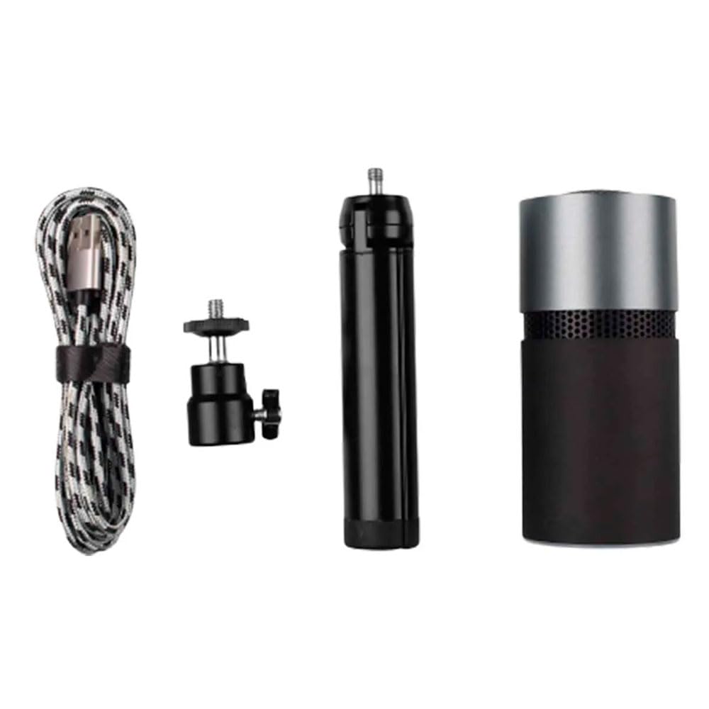 THRONMAX M8 Pulse- Compact & Foldable USB Condenser Microphone Perfect for Streaming live Audio - Black/Grey