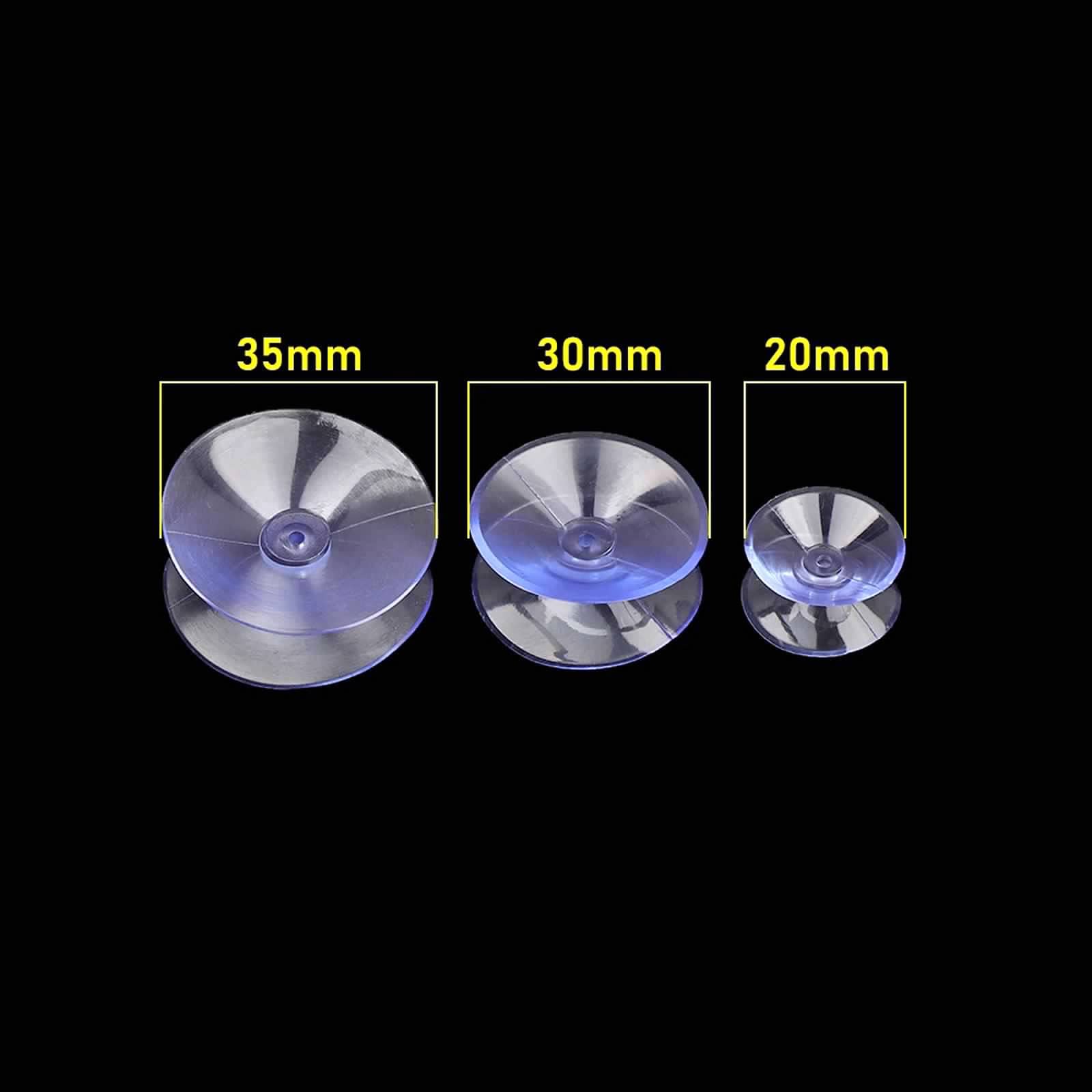 10 Ventouses Double Face Transparentes YSJJZRL - Sans Trace Pour Verre, Pare-Brise Et Surfaces Lisses