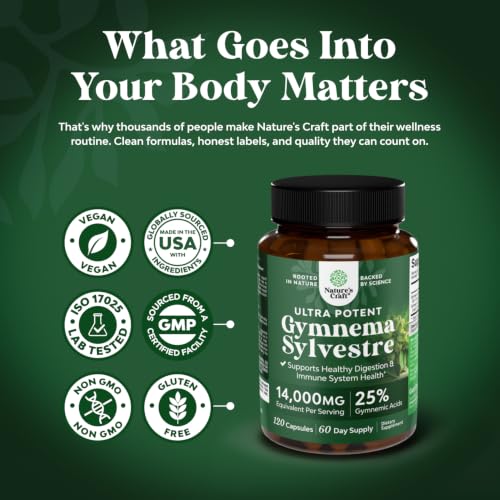 Natures Craft Gymnema Sylvestre Capsules