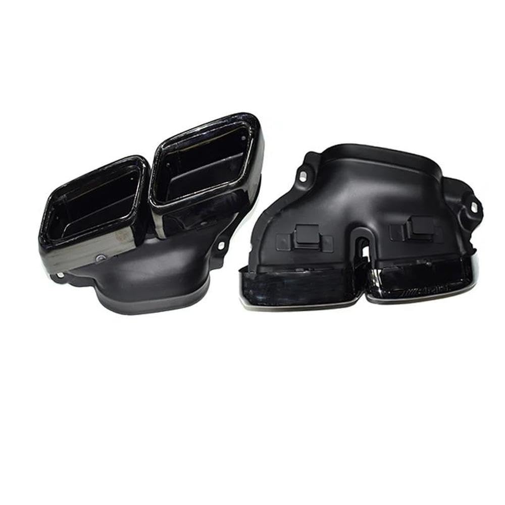 Embout de silencieux pour Benz Classe S modification look S63 chic noir - 6