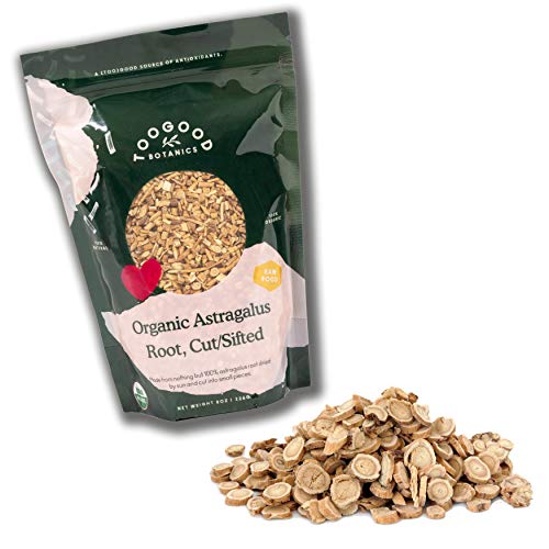 Certified USDA Organic Astragalus Root Cut/Sifted, non-GMO, Herbal Tea (8 ounces/0.5 pounds) Certified USDA Organic Astragalus Root Cut/Sifted, non-GMO, Herbal Tea (8 ounces/0.5 pounds)