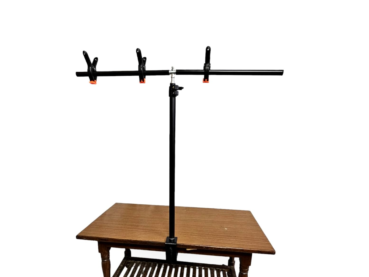 SHOPEE Tabletop T Shape Backdrop Stand 30.7 inches Wide 48 inches Tall Desk Mount Light Stand Space-Saving Photography Background Paper Stand Adjustable with 3 Clip Clamps for Photography (B0CV5V2YHK) Amazon Price History, Amazon Price Tracker