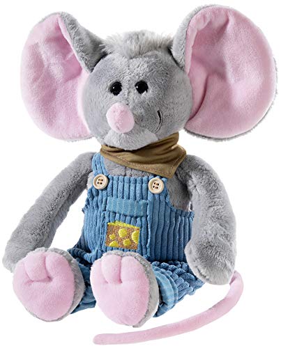- Animale di Peluche Colore Grigio Blu Rosa 335172