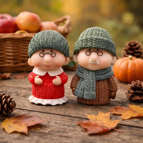 Image of CraftVatika Couple Gift for Grandparents Wife Husband, Home Decor Items, Miniature Showpiece for Car Dashboard, Table Desk Decoration Items, Birthday for Woman Man Valentine Day