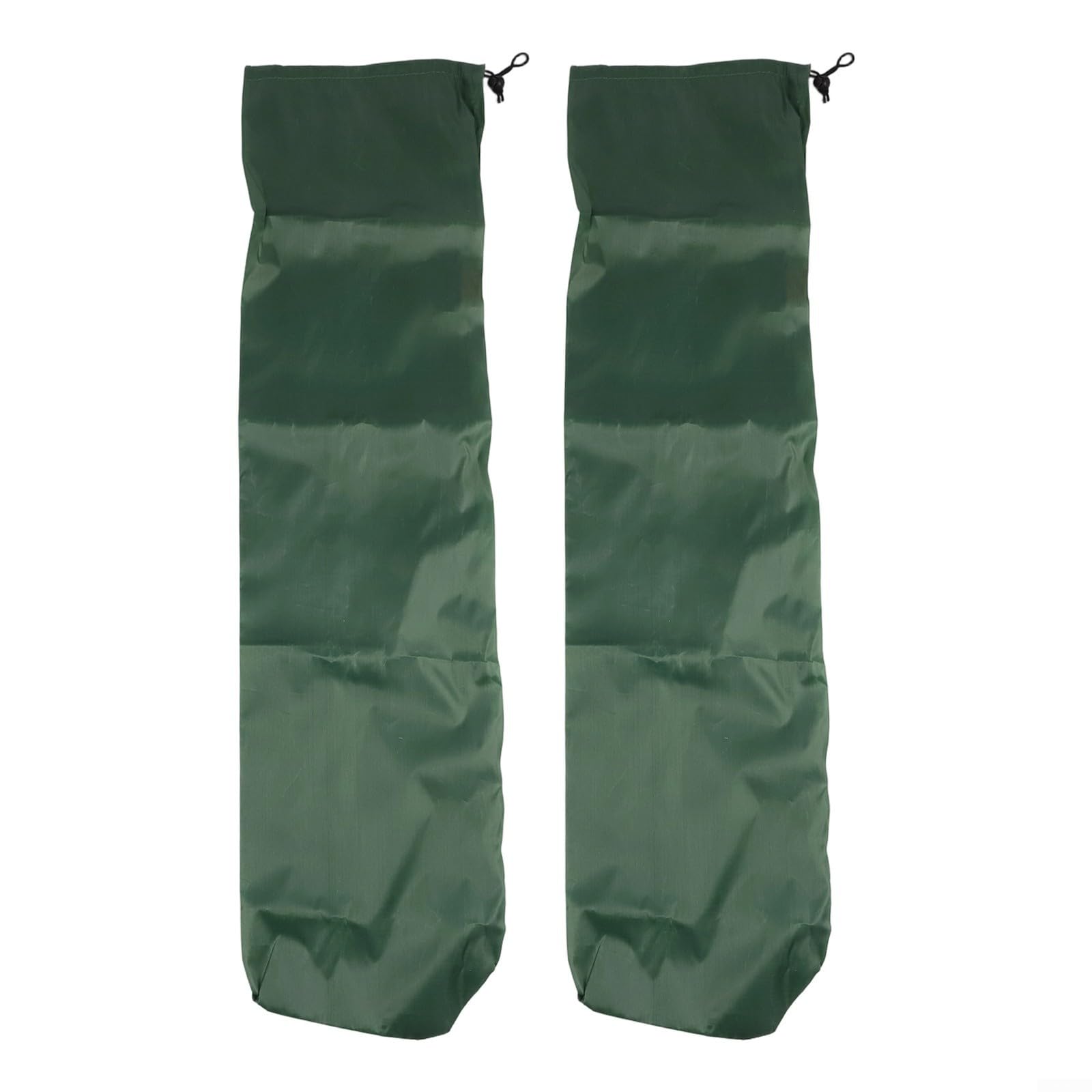 2 Folding Chair Storage Bags for Camping with Adjustable Shoulder Strap and Secure Drawstring, Compatible with Folding Chairs, Tents, and Fishing Rods (green)