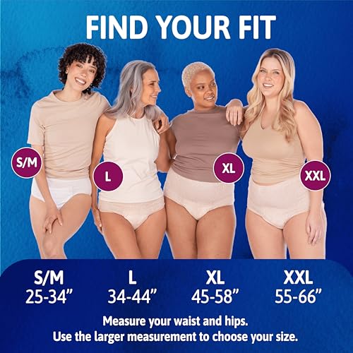 Tena Sensitive Care Maximum Incontinence Underwear Women, XL 45-58in, 72 ct - image 4