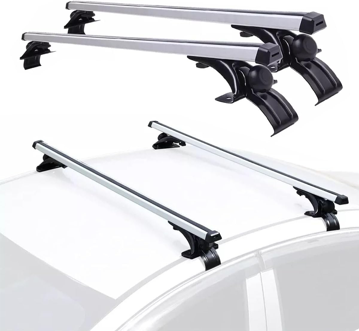 Crossbar Fits for Honda Accord 2007-2011 Luggage Carrier Roof Rack Rail Carrier Lockable 2PCS Car Cargos