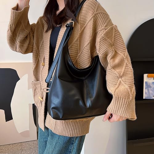 Bolso Tote vegano grande de hombro para mujer miniatura 2
