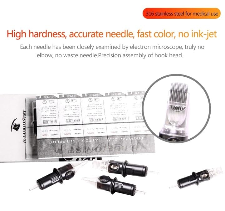 Illusionist Cartridges Tattoo Needle #12-10pcs Pack (15M1)