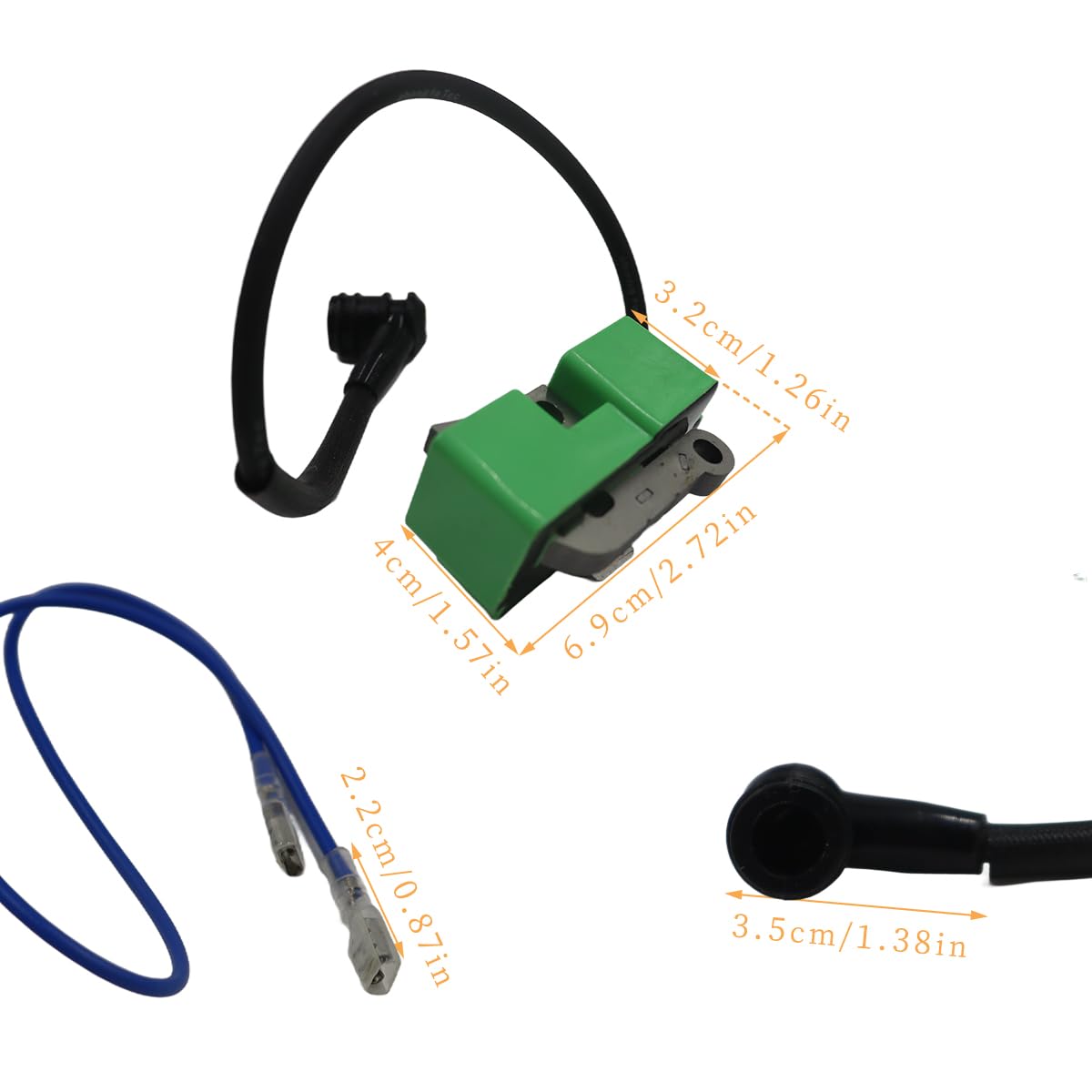 Module de Bobine d'allumage pour Partner 3122 K, K750, K760, K770, K970, K1260 OEM 10115601.510 11 56-02, 580380501, 580 38 05-05