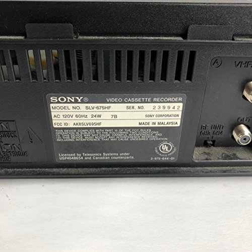 Sony Slv-675Hf Video Cassette Recorder Player Vcr W/ Hi Fi Stereo #TOP5