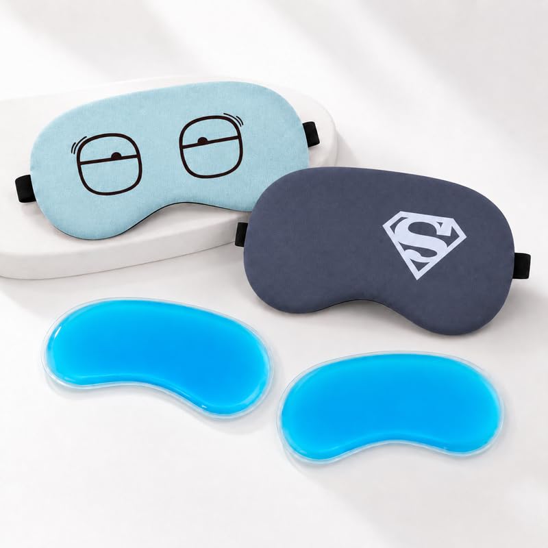 Gel Bead Eye Mask for Dark Circles Soft Adjustable Fit-image-31