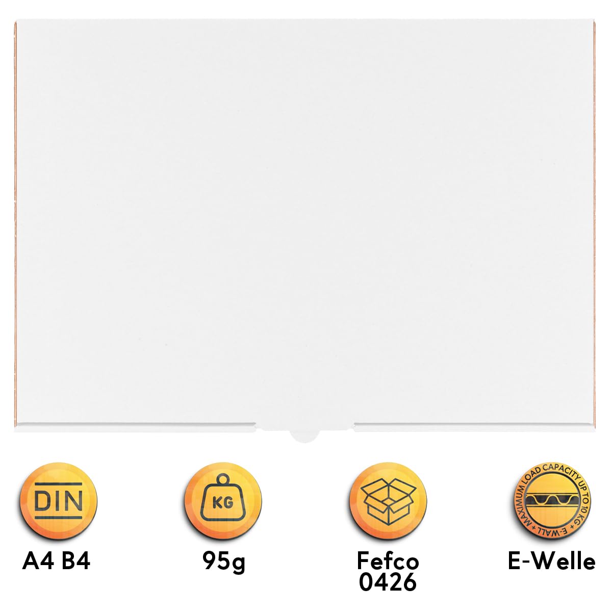 verpacking 500 cartones maxicarta 350 x 250 x 50 mm blanco MB-5 [tamaño y color a elegir] cajas de envío caja plegable cartón plegable maxicarta envío postal conforme DHL una onda