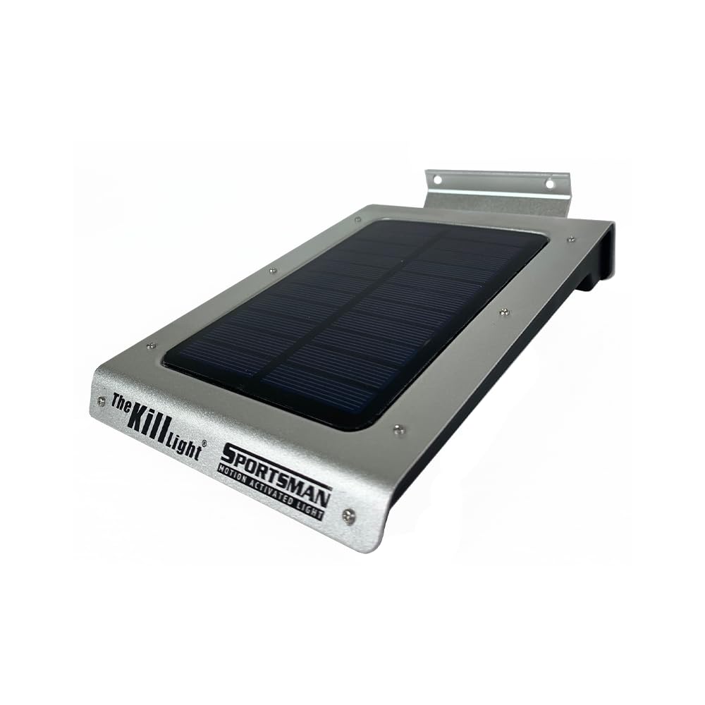 Elusive Wildlife Sportsman Motion-Activated Light - Feeder Light for Hog Hunting - Green - Attach to Deer Feeder, Tree or T-Post - Solar Powered