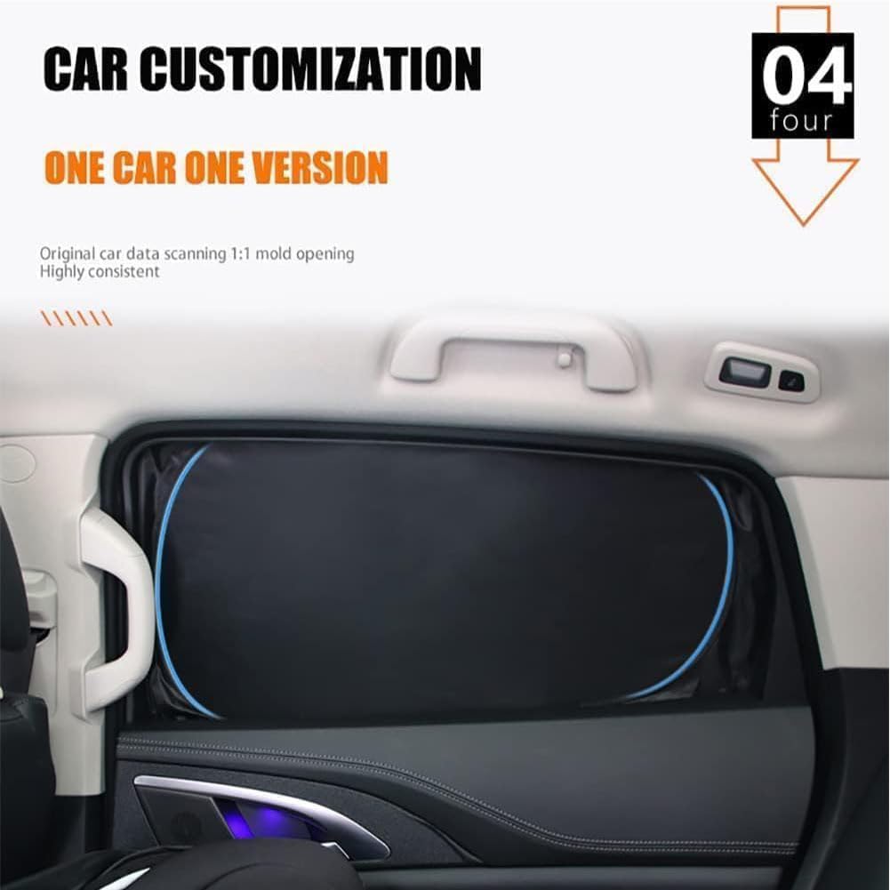 Parasol Parabrisas Coche para C4 Grand Picasso 2013-2018, Auto Anti UV Sunshade Parasoles Ventanas Cortinas Cortina ProteccióN Privacidad Accesorio,5pcs
