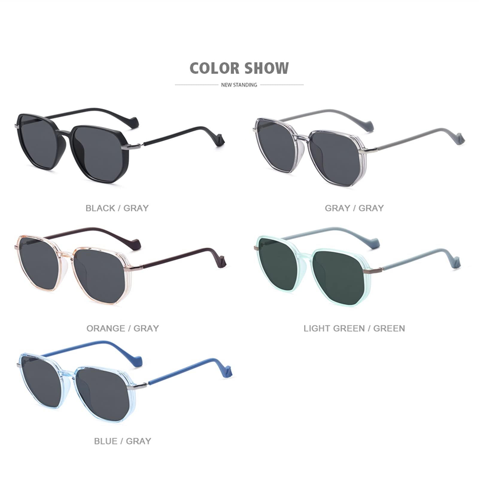 occhiali da sole Aviator Polarized Sunglasses Donne Uomo Moda Fashion TR90 Telaio HD Lens Driving Occhiali da sole Uomini UV400