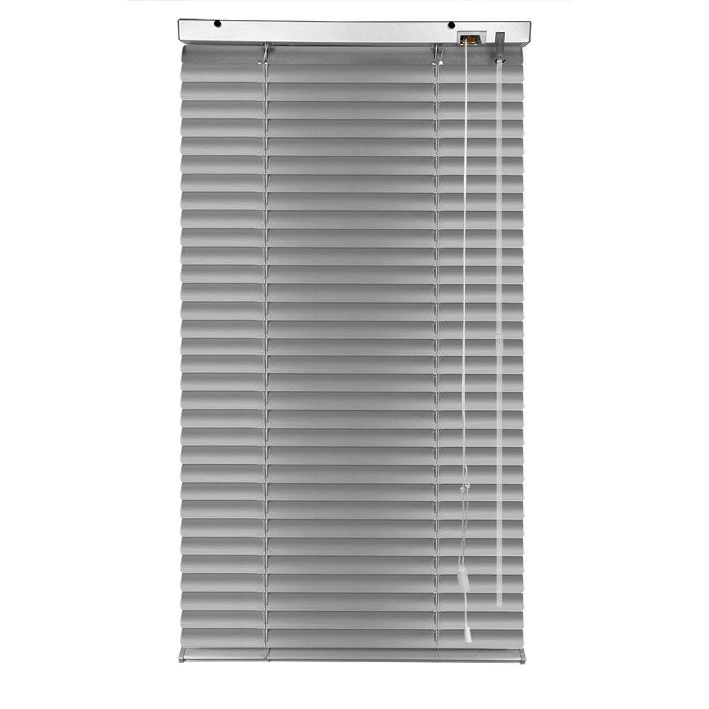 Veneziane in Alluminio, Visibilità, Protezione Dalla Luce e ai Raggi Solari, Veneziane da Interno per Privacy e Protezione,con Clip e Cordino di Sicurezza Kit (Grigio, 40x220 cm)