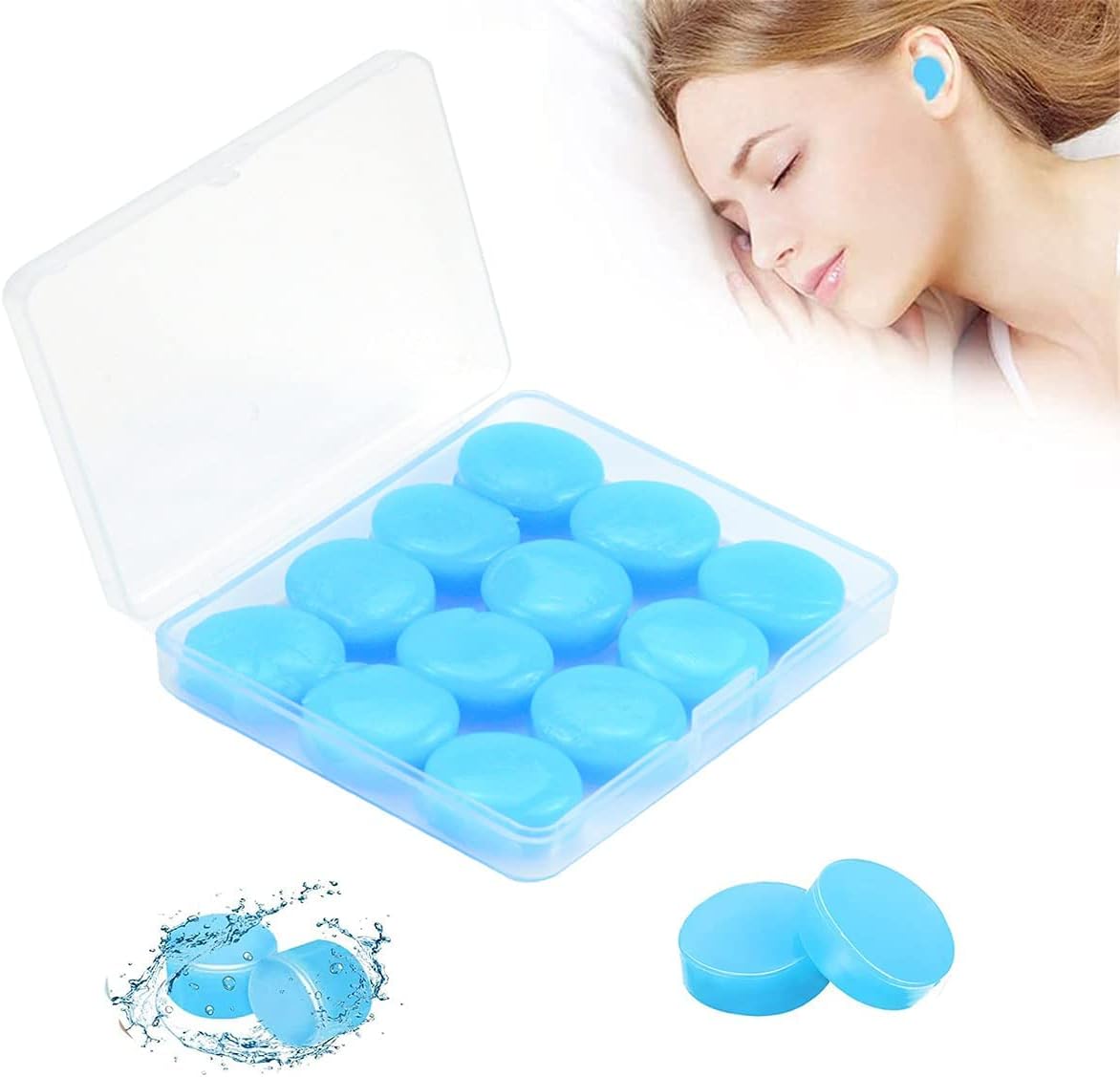 Waabose Ohrstöpsel Zum Schlafen – Wiederverwendbar, Bequem Und Geräuschreduzierend