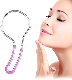 1Pc Portable Painless Spring Facial Epilator for Face | Threading Machine for Women Remove Unwanted Hair on Upper Lip Chin Face and Neck | Gentle & Effective Hair Removal
