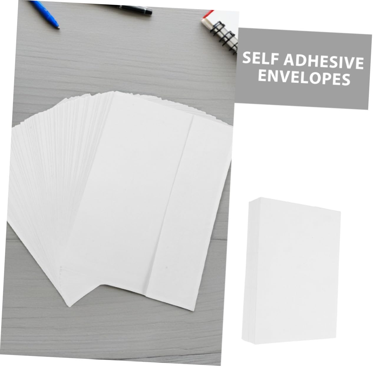 COHEALI 80pezzi Buste Bianche per Inviti Matrimonio Buste Autoadesive per Biglietti Auguri Postali Eleganti per Cartoline